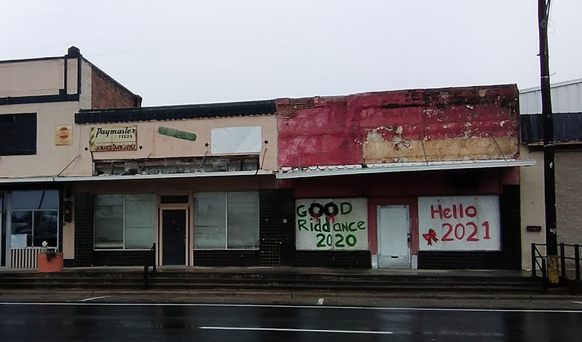 Overton says "Good Riddance 2020" to welcome in the New Year